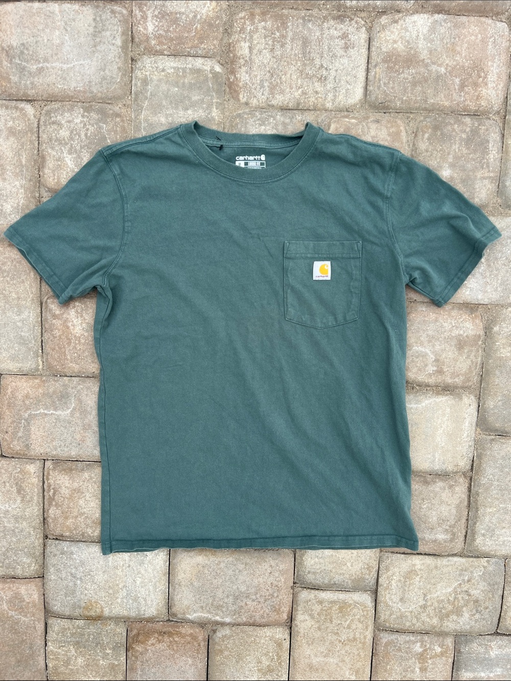 Carhartt Women’s Short Sleeve Pocket Tee in Green